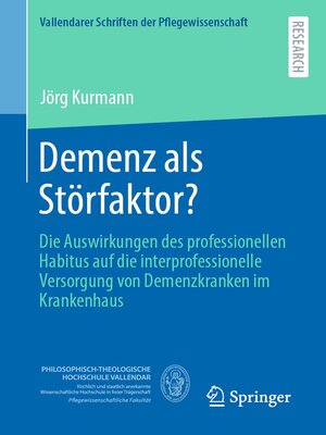 cover image of Demenz als Störfaktor?